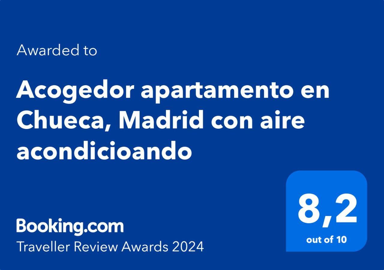Comodo Y Acogedor Apartamento En Chueca, Gran Via Con Aire Acondicionado Y Calefaccion Madryt Zewnętrze zdjęcie